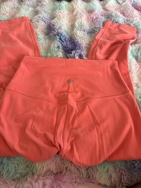 lululemon athletica Coral Pink Leggings
